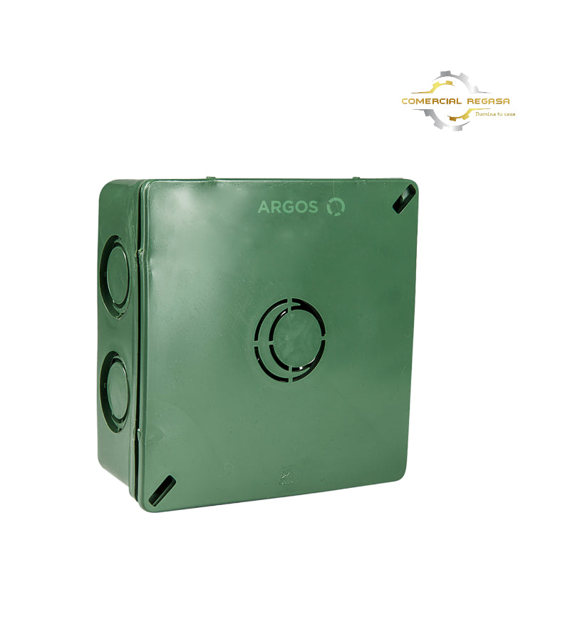 Caja cuadrada PVC con tapa