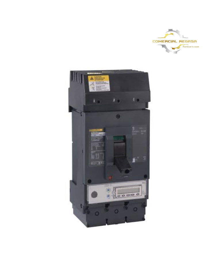 Circuit breaker, PowerPacT L, 3 pole, 600VAC, 25kA, I-
Line, MicroLogic 6.3A