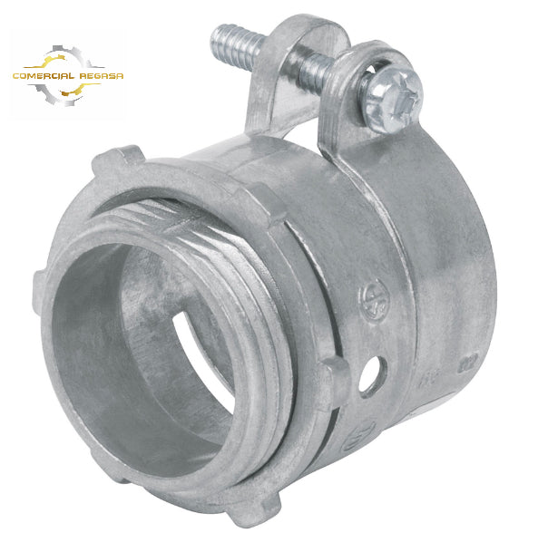 Conector recto para tubo flexible