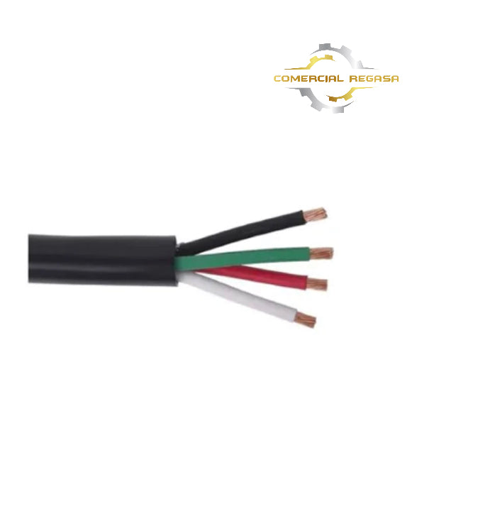 Metro cable uso rudo 4 polos