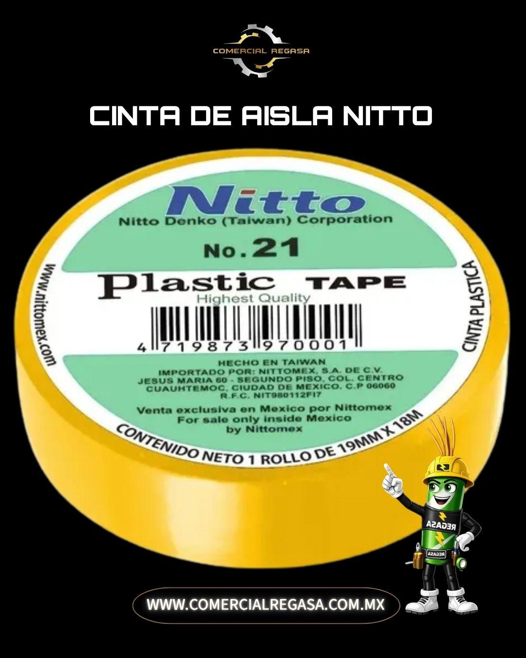 Cinta de Aislar nitto