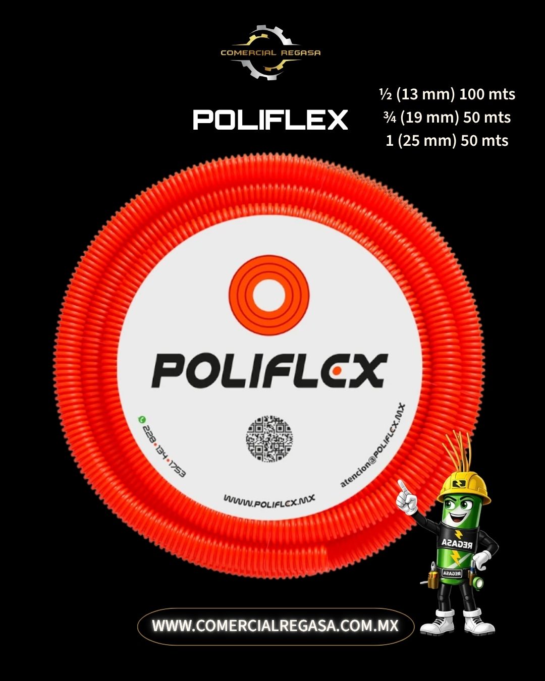 Tubo Conduit Poliflex para Losa Aligerada | Construcción