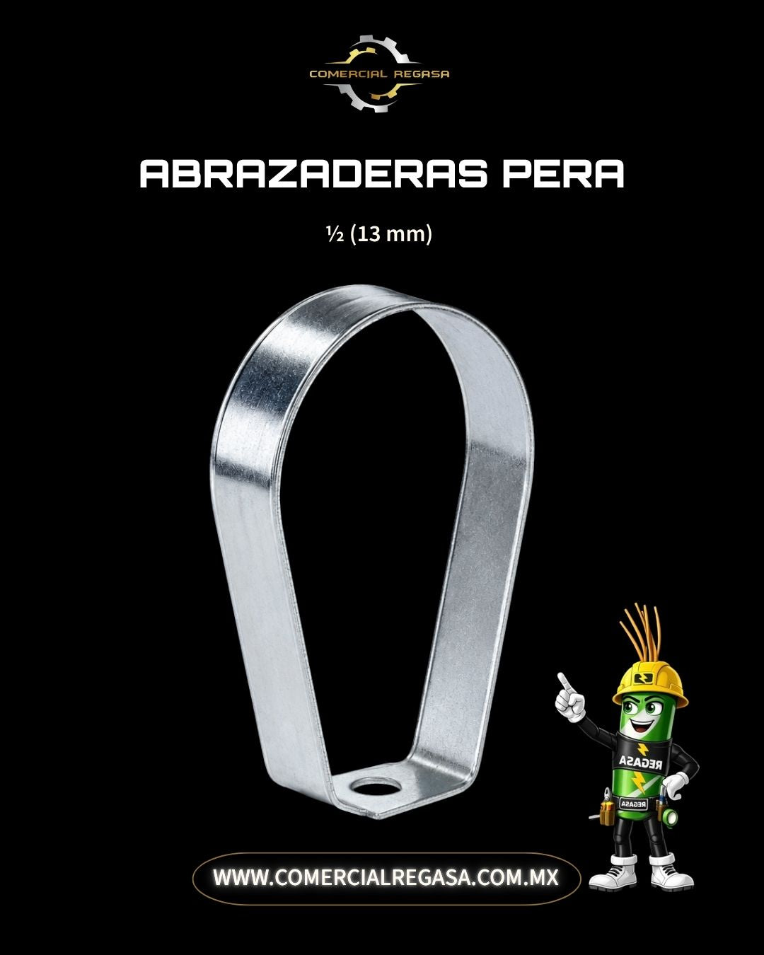 Abrazadera Pera