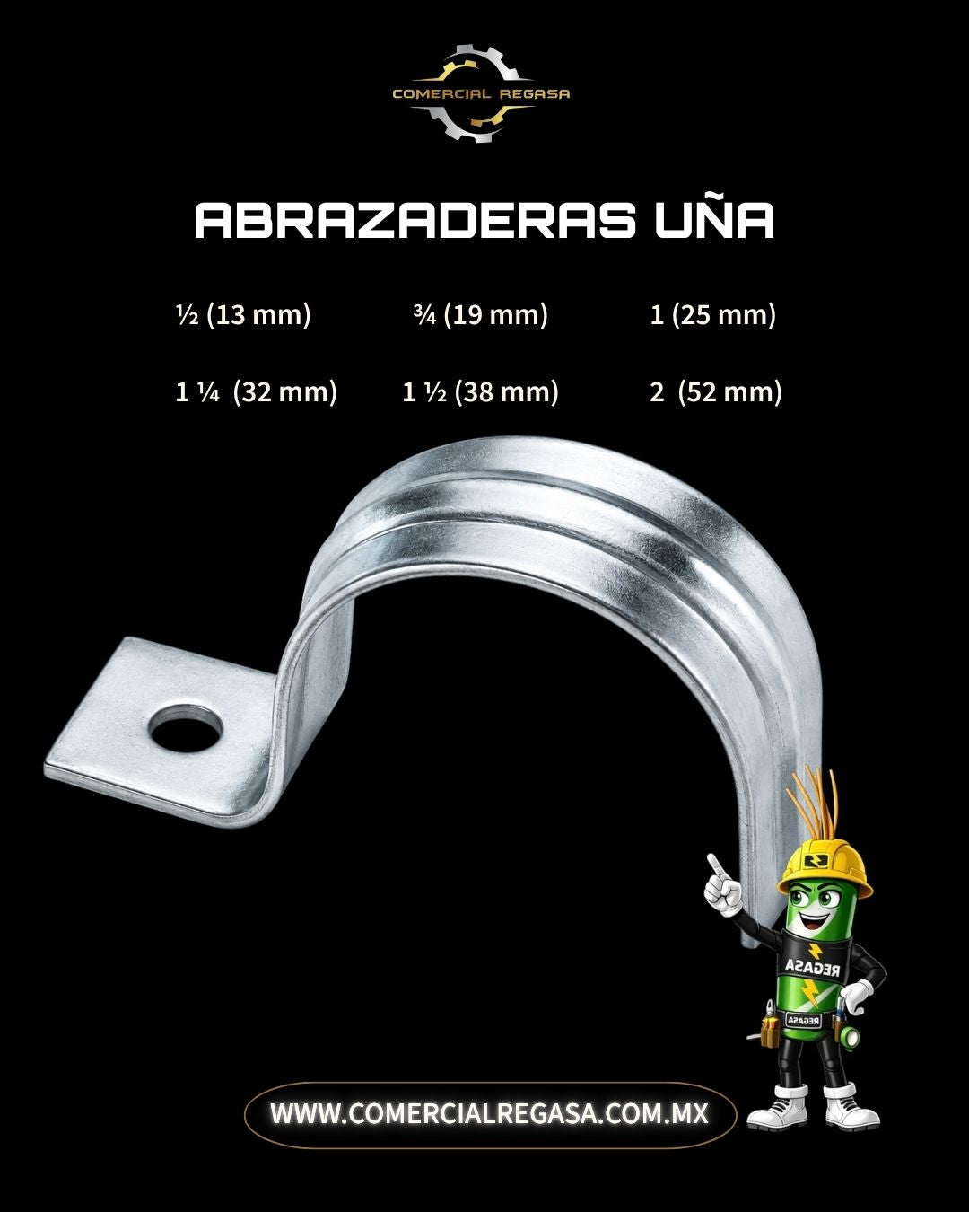 Abrazadera uña
