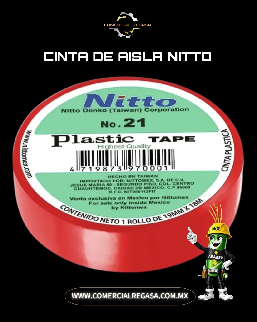 Cinta de Aislar nitto