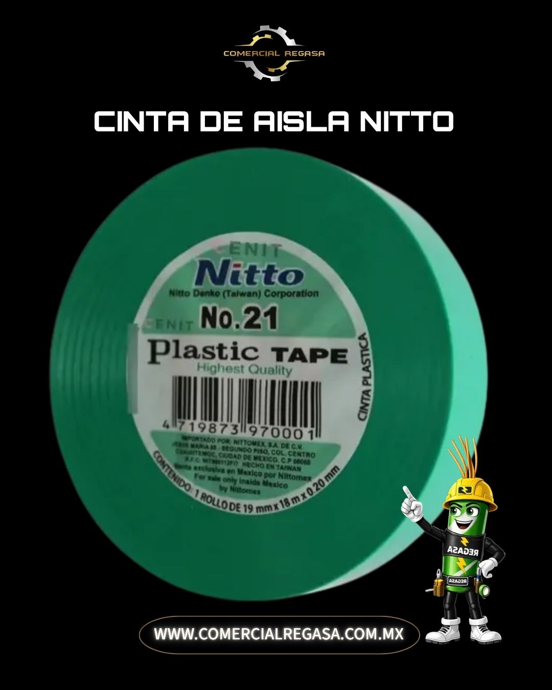 Cinta de Aislar nitto