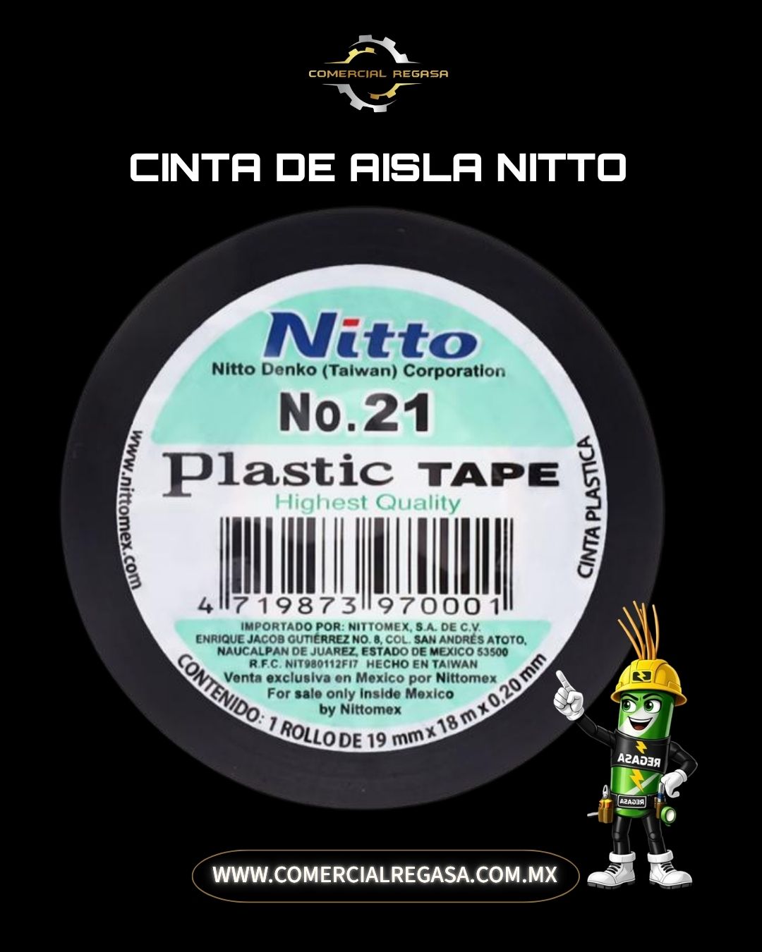 Cinta de Aislar nitto