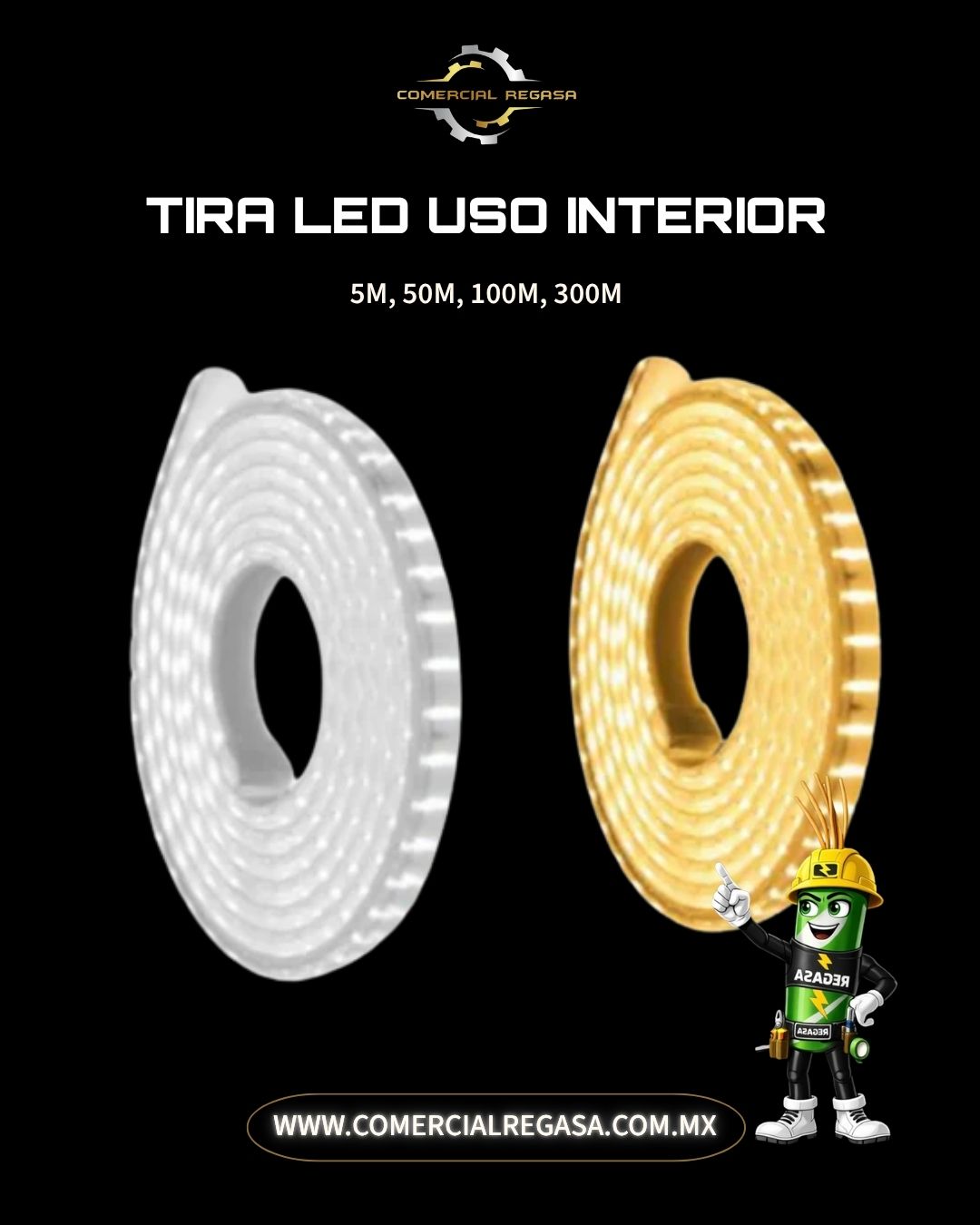 Tira LED para Uso Interior | Kit de Iluminación con Driver Incluido