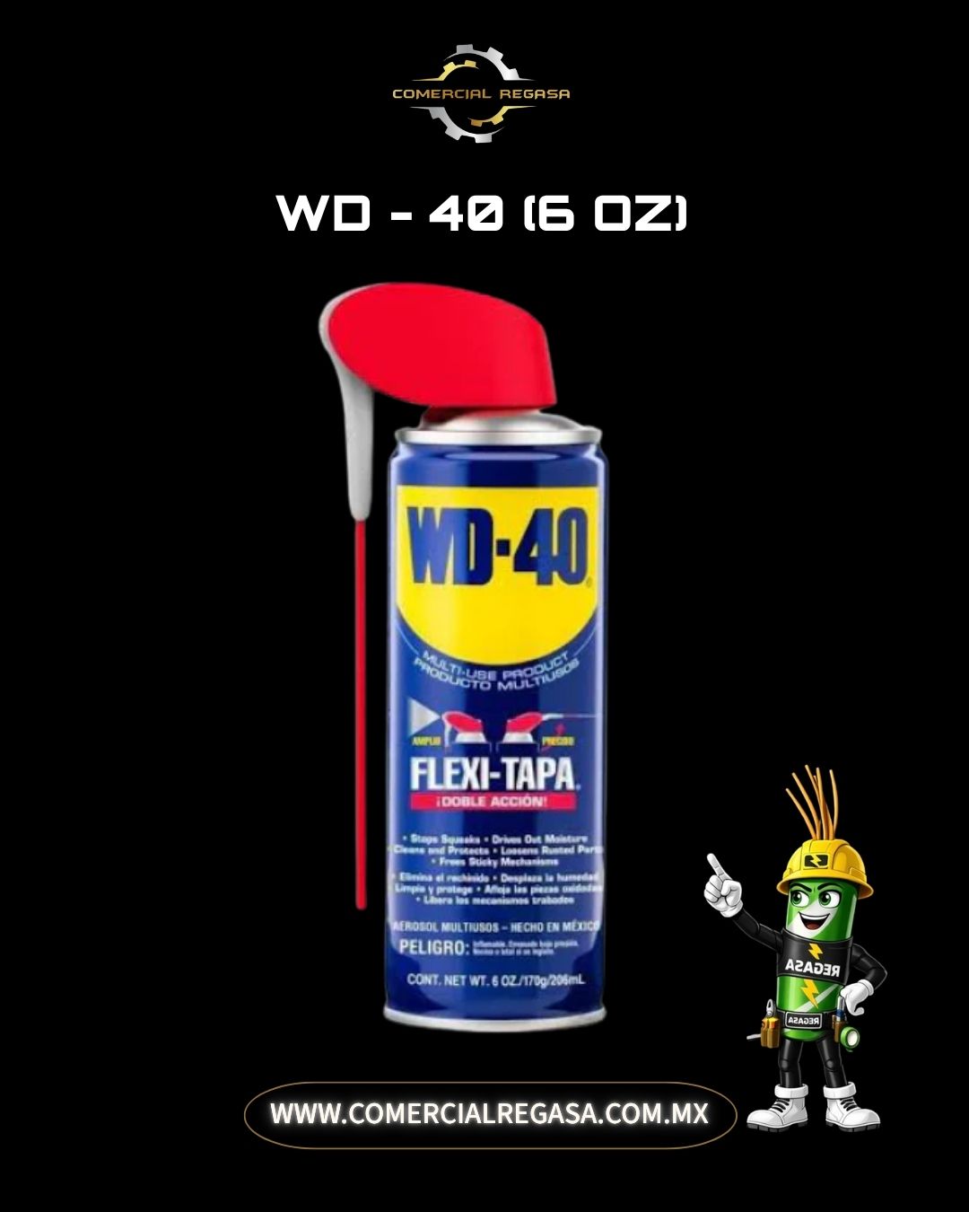 WD-40 Producto Multi-Uso | Lubricante y Antióxido Aflojatodo
