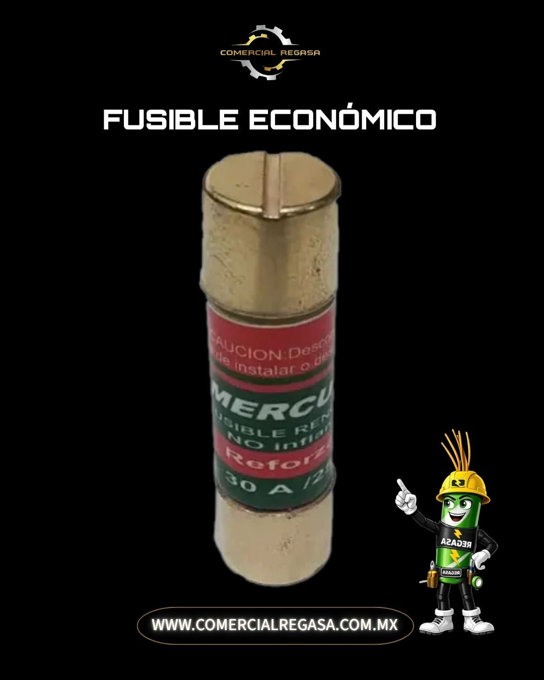 Fusible de Cartucho Renovable Económico | 30A y 60A