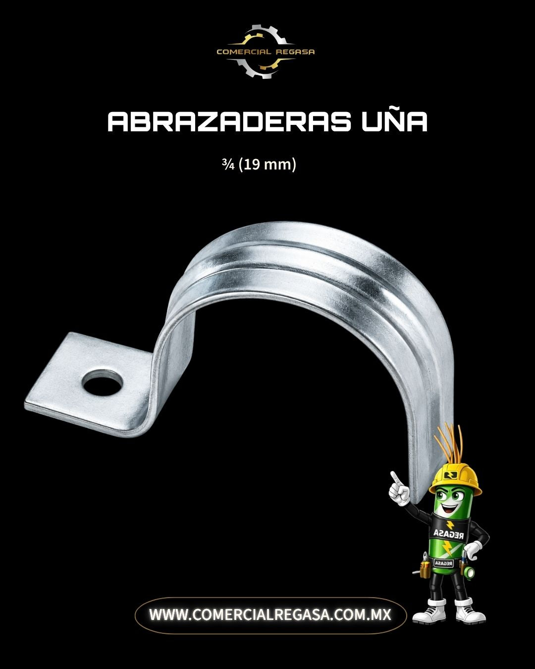 Abrazadera uña