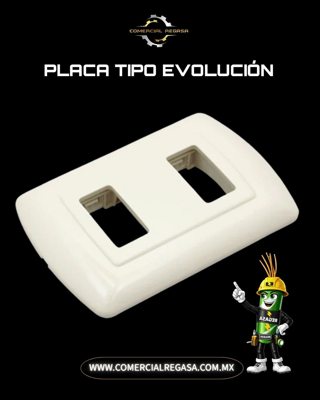 Placa Toscana Tipo Evolución Color Marfil | Tapa para Apagador y Contacto