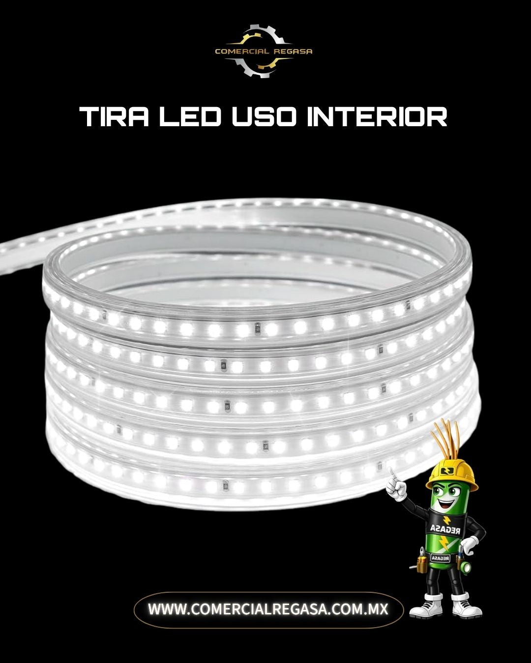 Tira LED para Uso Interior | Kit de Iluminación con Driver Incluido