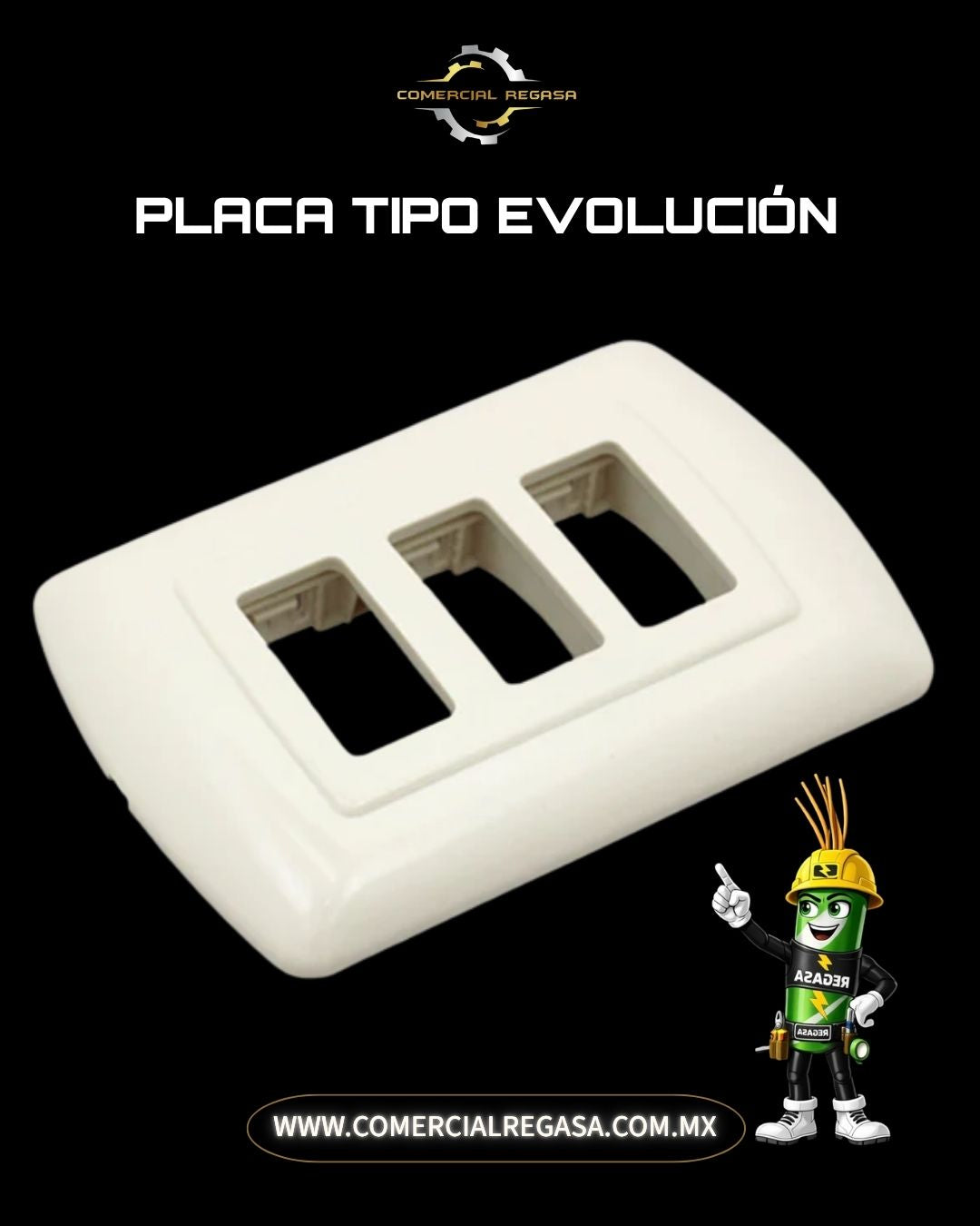 Placa Toscana Tipo Evolución Color Marfil | Tapa para Apagador y Contacto