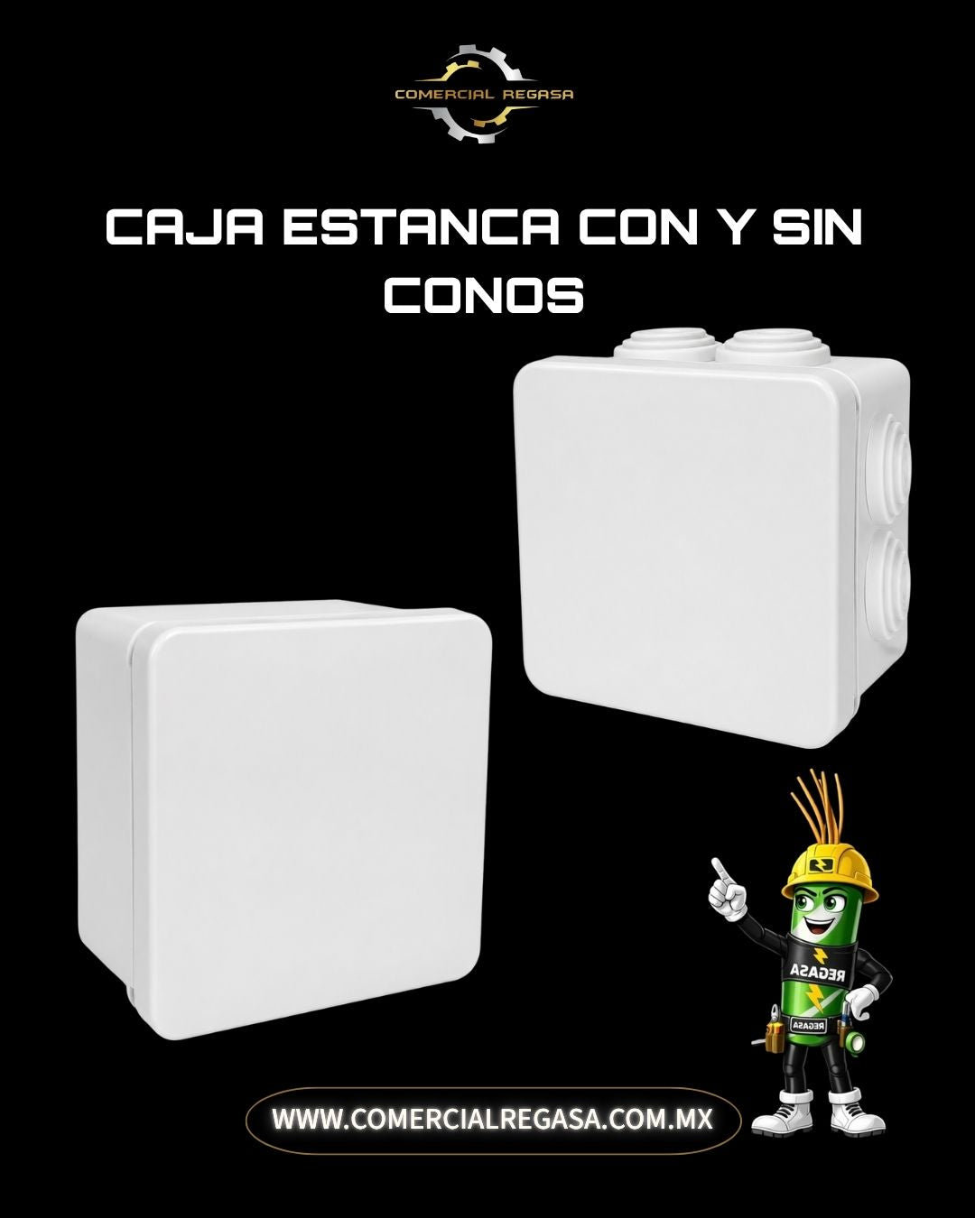 Caja Estanca IP55 | Protección para circuitos eléctricos contra agua y polvo