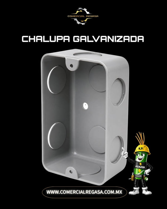 Chalupa Galvanizada | Caja metálica para instalaciones y conexiones eléctricas