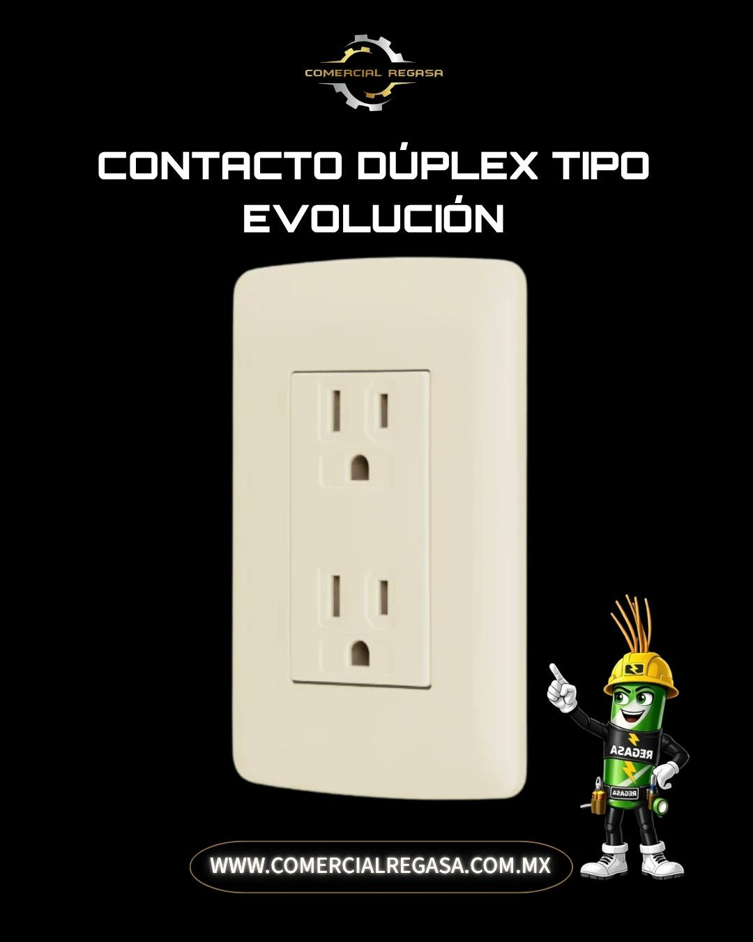 Contacto duplex tipo evolución