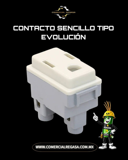 Contacto sencillo tipo evolución