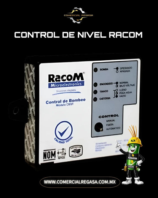 Control de Nivel Electrónico RACOM CBST | Automático para Tinaco y Cisterna