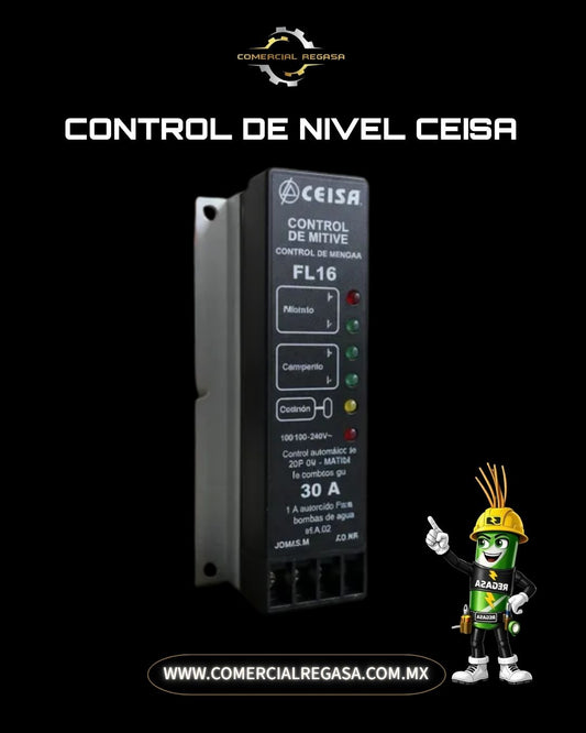 Control de Nivel Eléctrico Ceisa Cisterna y Tinaco | Código FL16C