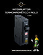 Interruptor Termomagnético 1 Polo | Protección Sobrecarga y Cortocircuito 120/240V