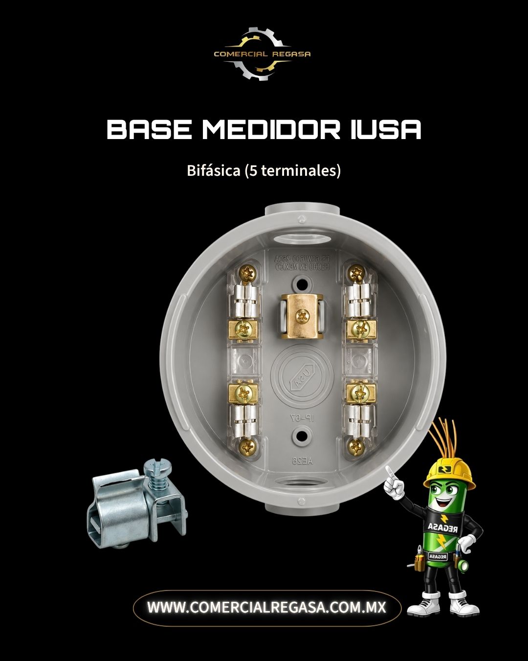 Base medidor IUSA