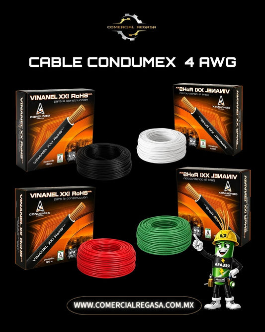 Cable Condumex 4 AWG