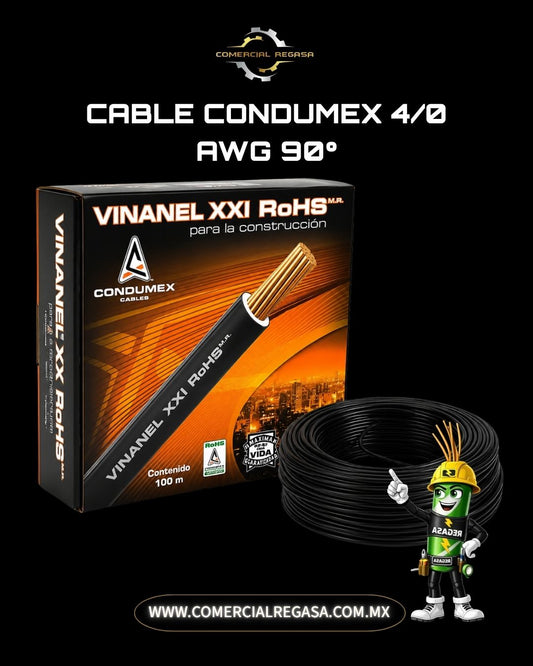 Cable Condumex 4/0 AWG 90°