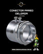 Conector Pared Delgada Galvanizado | Accesorio para Tubo Eléctrico
