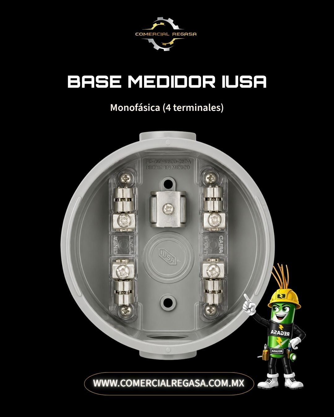 Base medidor IUSA