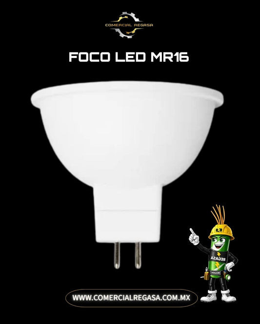 Foco LED MR16 Cálido y Frío | Lámpara Dicróica para Spot Anticaída