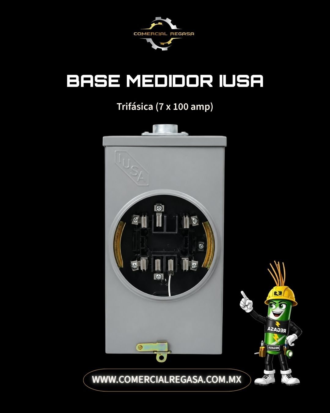 Base medidor IUSA